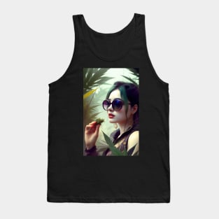 Abstract Rastafari Princess Tank Top